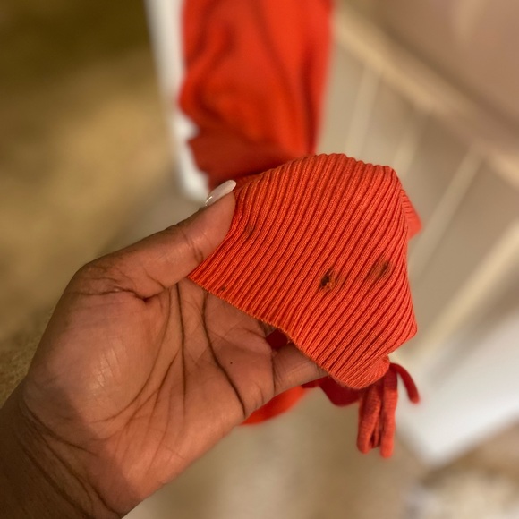 Orange Ruched set - Picture 3 of 3